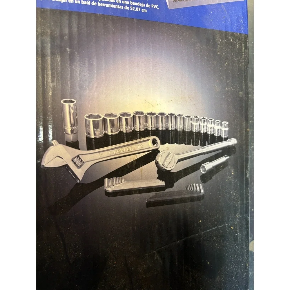 NIB Kobalt 34 PC Mechanical Tool Set Socket Wrench Allen Set